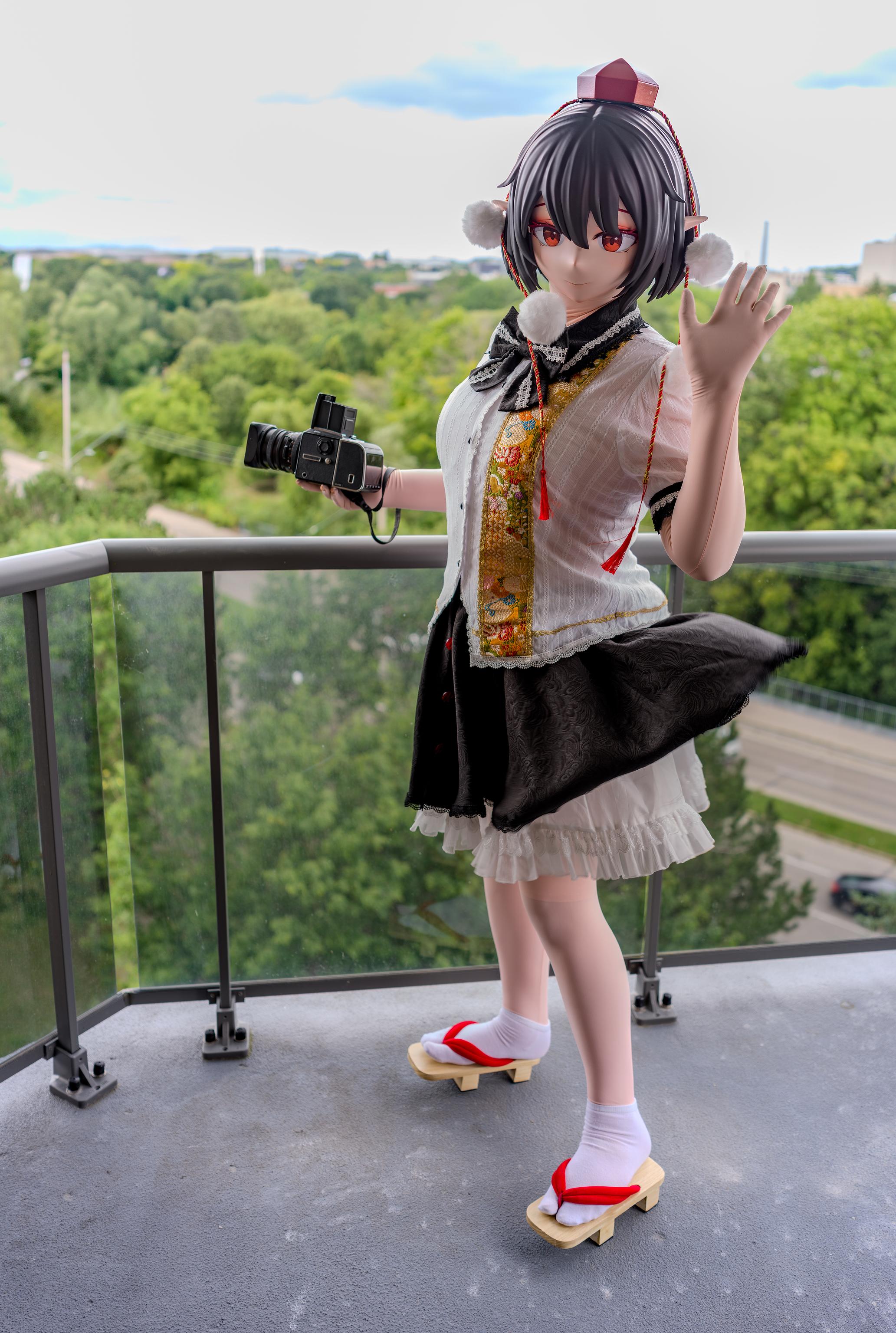 Aya Kugurmi overlooking from above with a Hasselblad 500CX and CFV II 50C